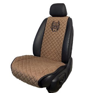 Накидки на сидения Передние накидки с вышивкой Питбуль